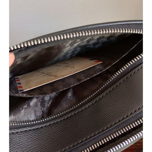 Karl Lagerfeld Paris Maybelle NWT Black Heart Red/Pink Crossbody W/Coin Pouch - Picture 7 of 8